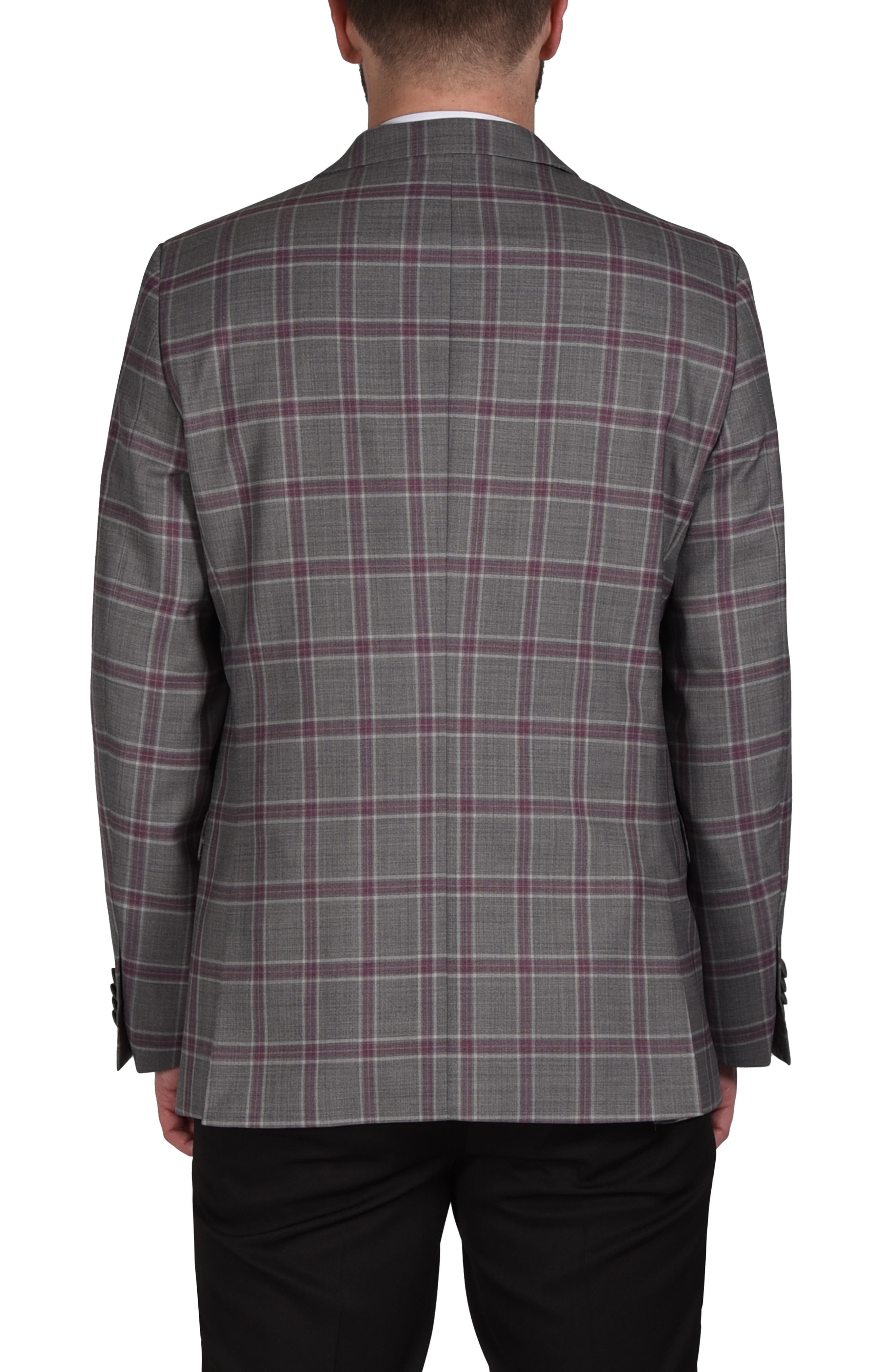 Plaid Wool Blend Blazer - image 2