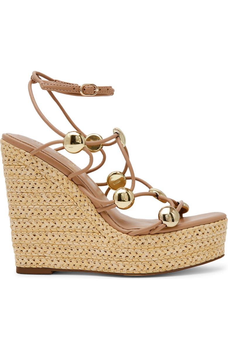 Steve Madden Oaklie Platform Slide Sandal, Alternate, color, Natural