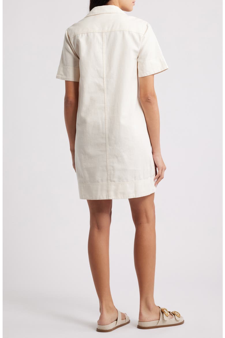 utility dress short sleeve Short-Sleeve Utility Shirt Dress