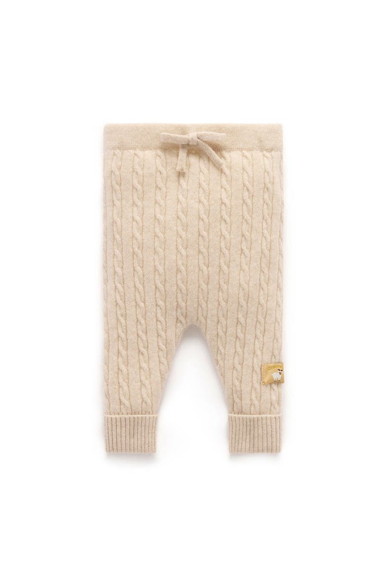Cashmere Leggings, Main, color, Camel Melange