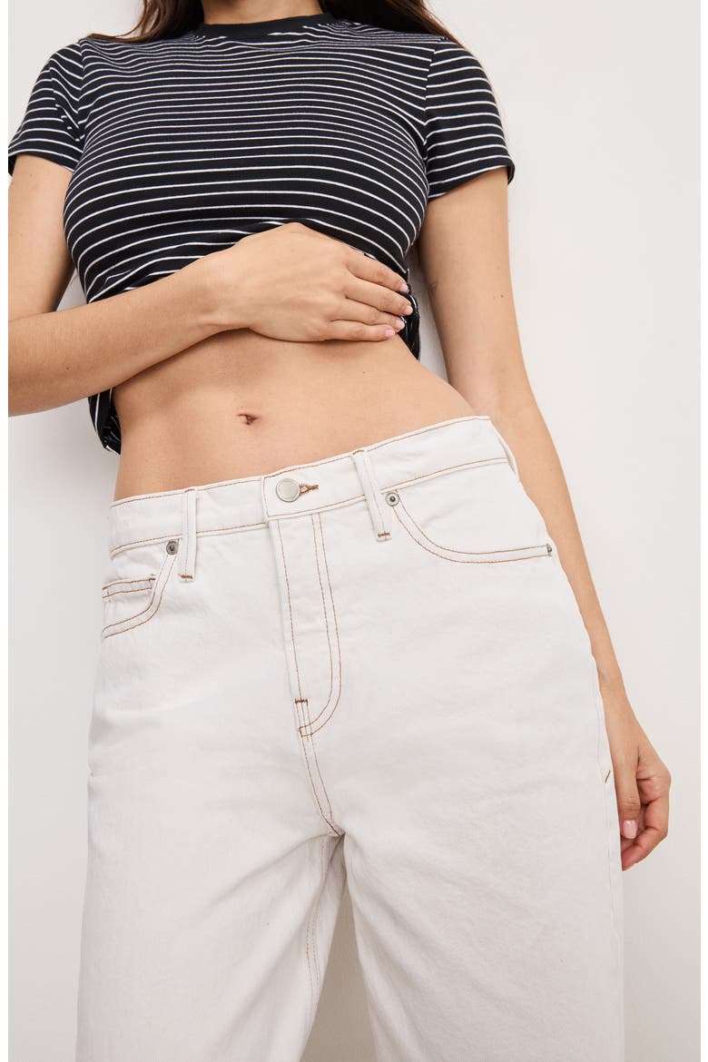 Good Standard Straight Leg Jeans, Alternate, color, PEARL001