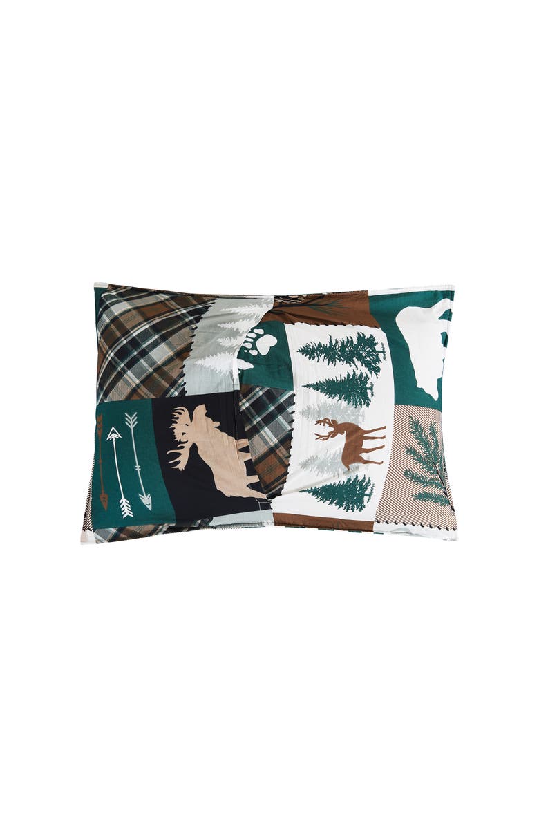 C&F Home Fletcher Forest Rustic Lodge Cotton Quilt Set - Reversible and Machine Washable, Alternate, color, Brown