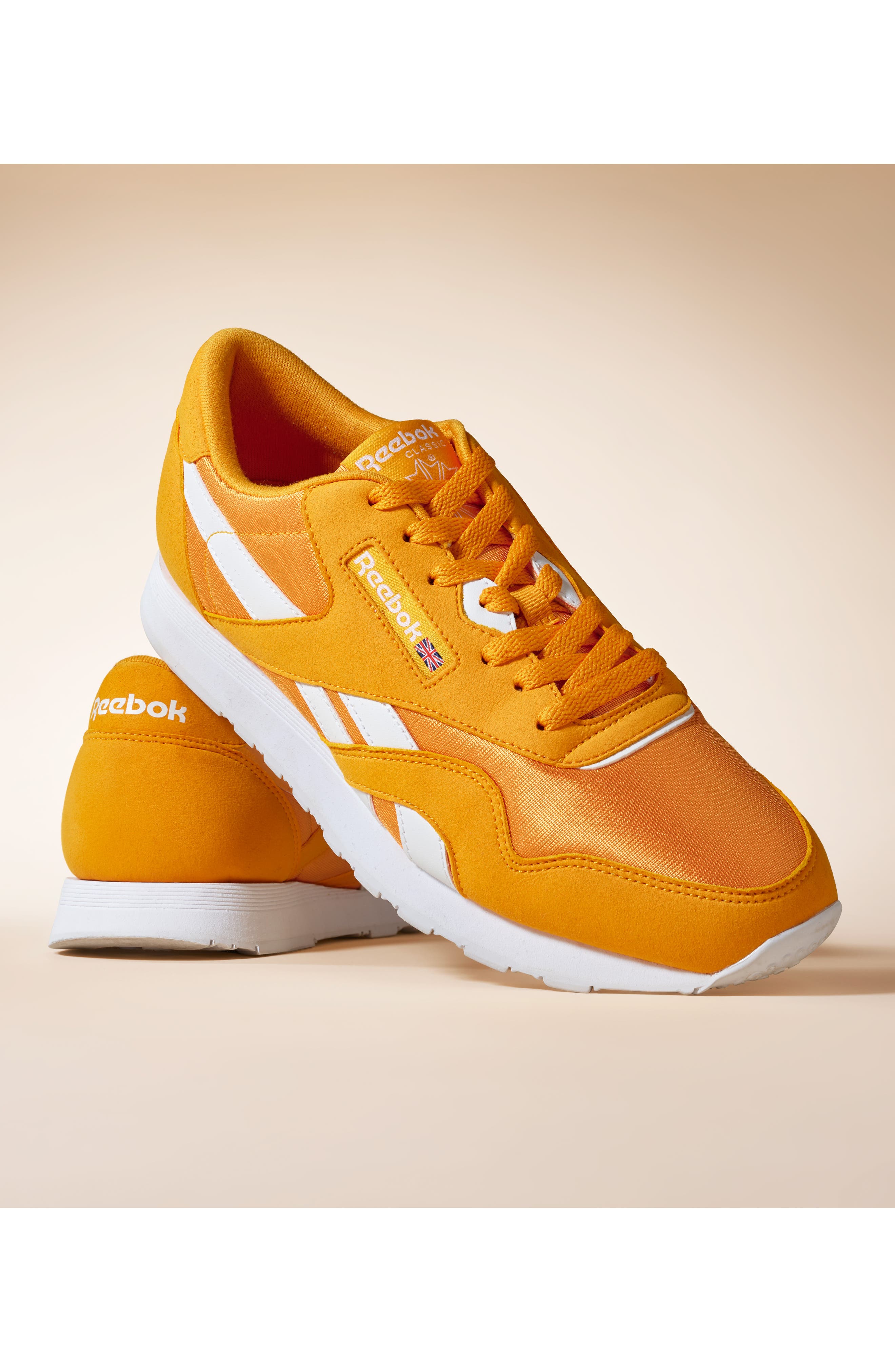 Reebok Classic Nylon Sneaker, Main, color, 