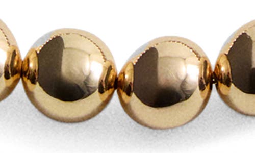 Mango Metallic Spheres Necklace Gold In Gold