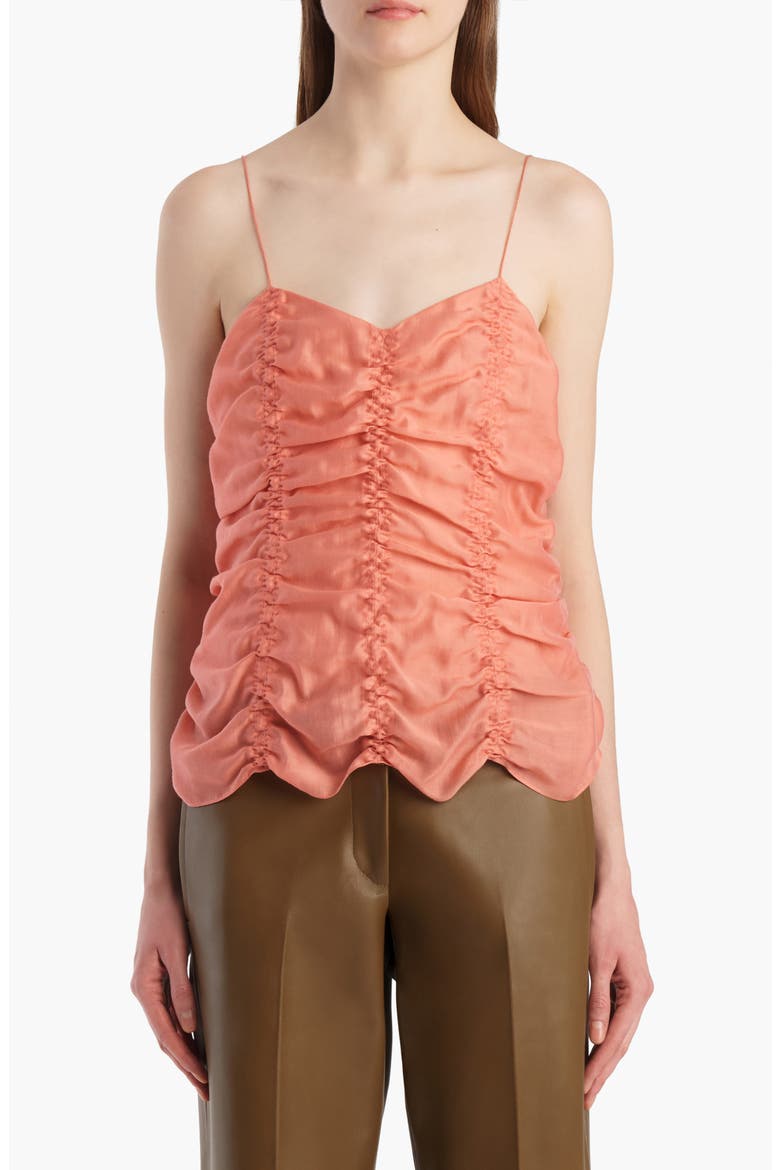 Inara Ruched Top, Main, color, CORAL