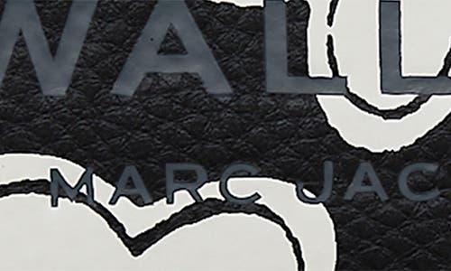 Marc Jacobs The Mini Compact Wallet In Black/white