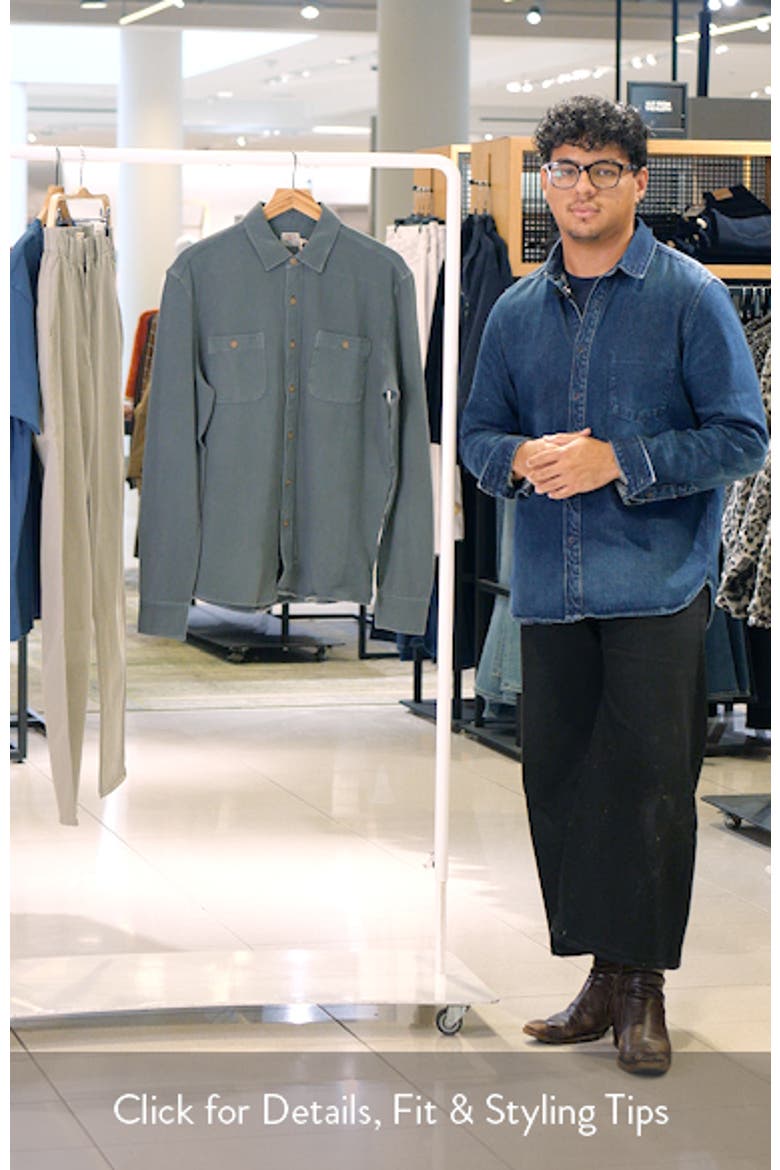 Field Knit Button-Up Shirt video