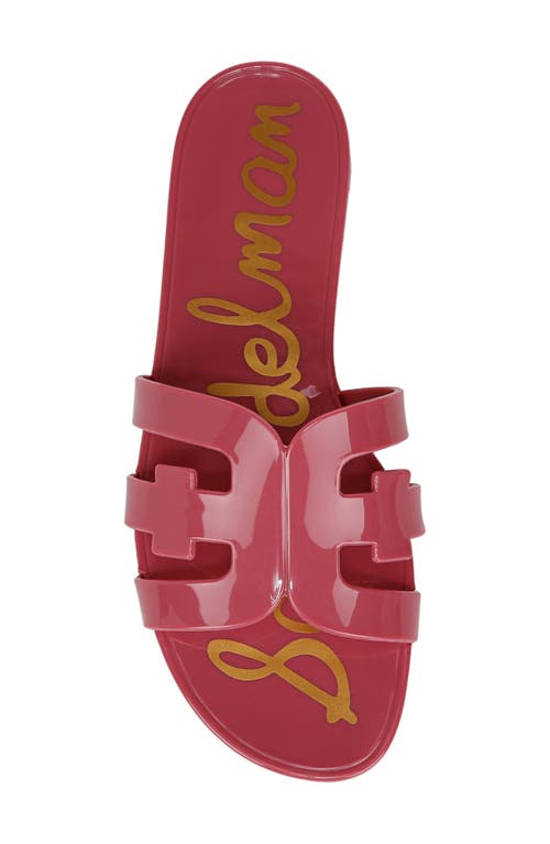 Sam Edelman Bay Jelly Slide Sandal In Summer Rose