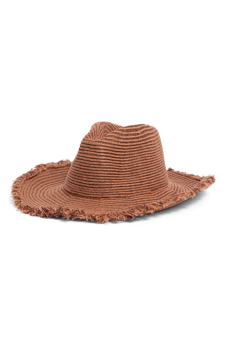 Fringe Woven Cowboy Hat