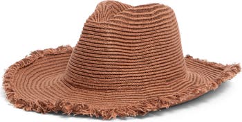 Fringe Woven Cowboy Hat