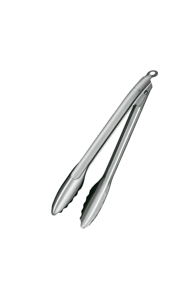 Rosle 12 Inch Locking Tongs, Stainless Steel, Main, color, Silver