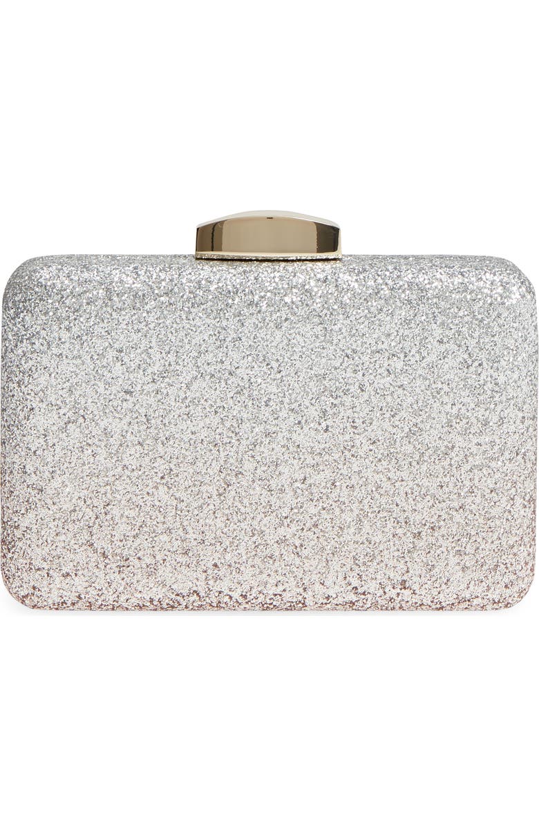 Nordstrom Ombré Glitter Minaudière, Main, color,
