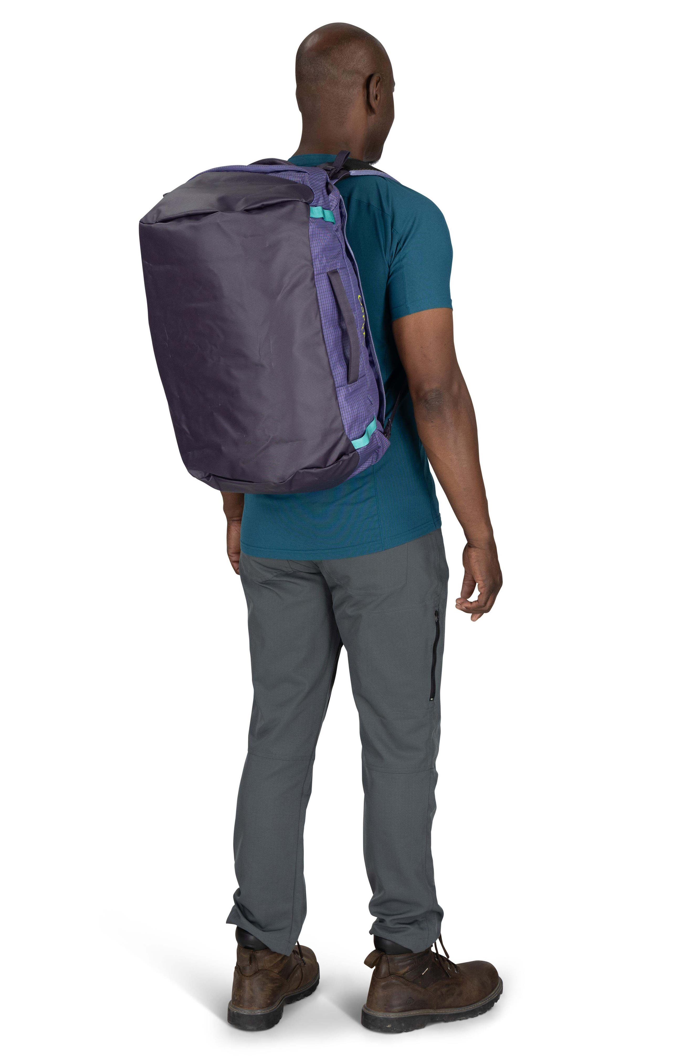 Transporter 40-Liter Duffle Carry-On Luggage, Alternate, color, EUPHORIA PURPLE/PURPLE INK