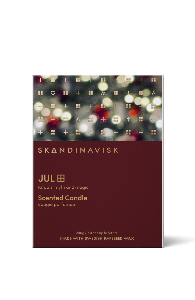 SKANDINAVISK JUL Scented Candle 200g Special Edition, Alternate, color, Red