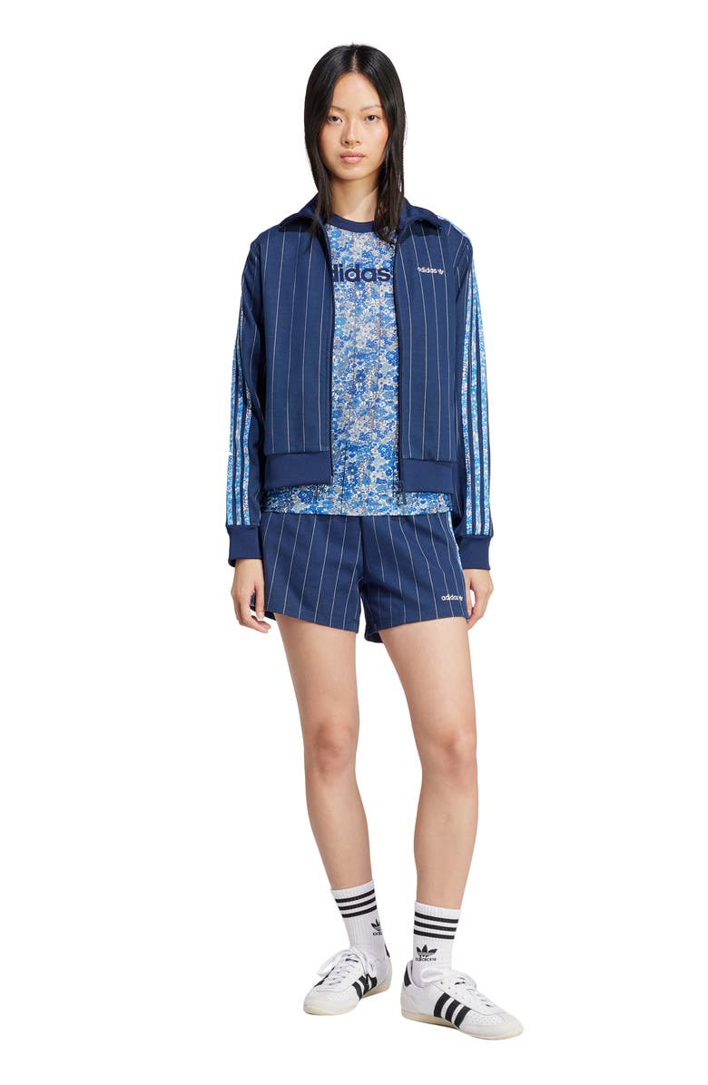 adidas Originals x Liberty London Cali Recycled Polyester T-Shirt, Alternate, color, 