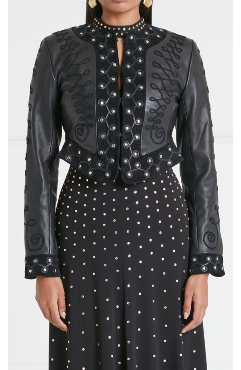 Temperley London Pablo Jacket, Main, color, Black