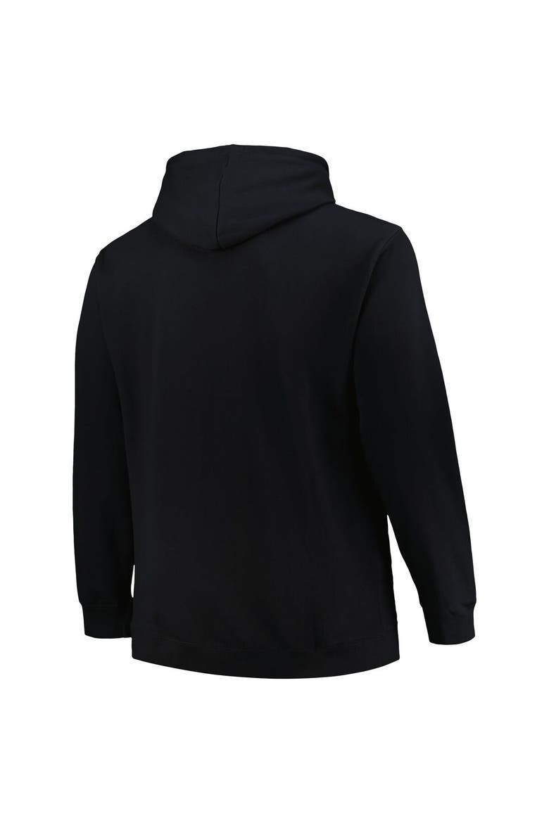 Men's Profile Black Boston Bruins Big & Tall Arch Over Logo Pullover Hoodie, Alternate, color, Black