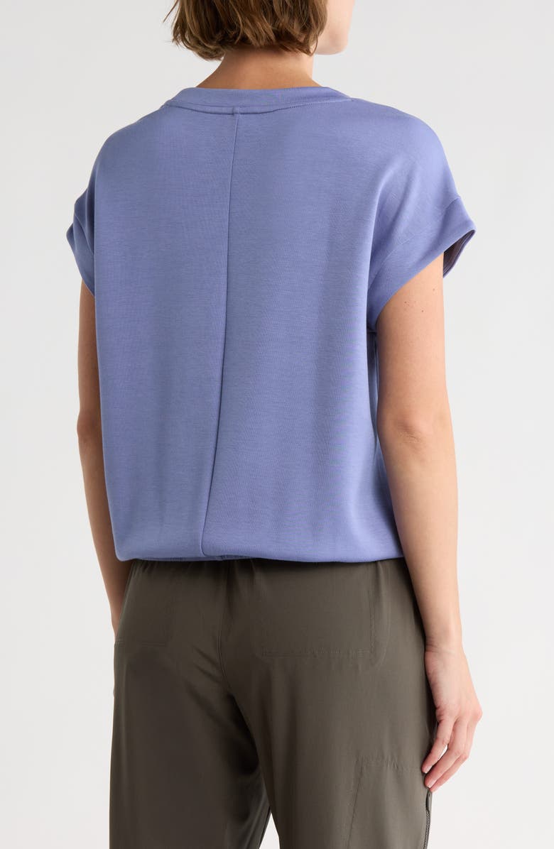 APANA Dolman Sleeve Scuba Knit Top, Alternate, color, Blue Ice