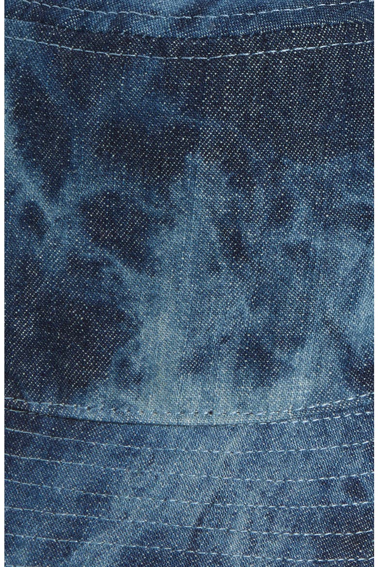 Acid Wash Denim Bucket Hat, Alternate, color, DENIM