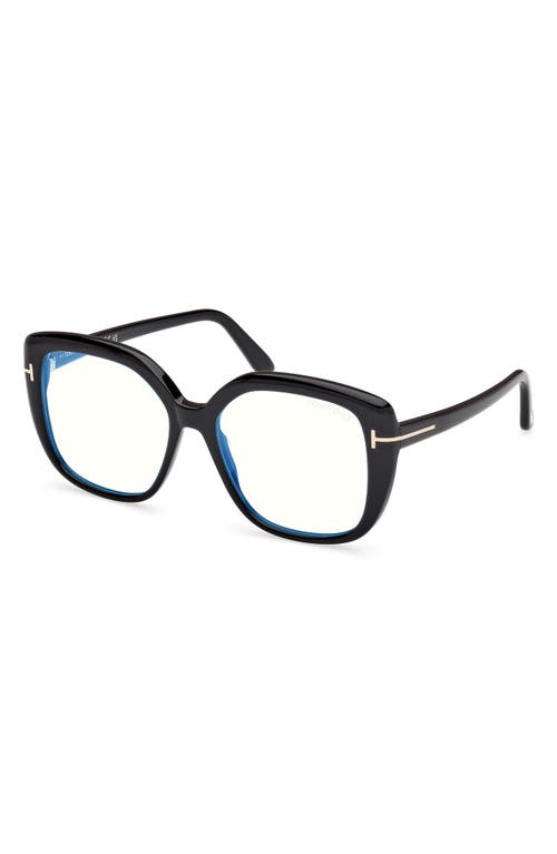 Tom Ford 53mm Square Blue Light Blocking Optical Glasses