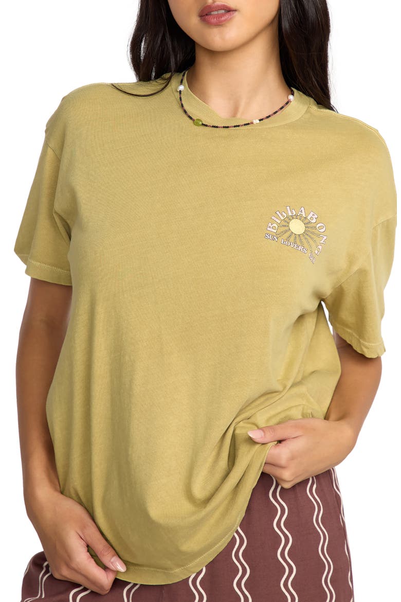 Sun Lovers Club Cotton Graphic T-Shirt, Alternate, color, CADET