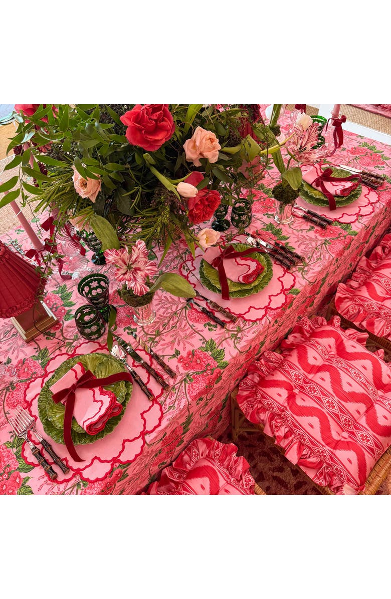 Mrs. Alice Pink Carolina Placemats, Alternate, color, Pink