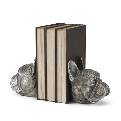 Bruno Set of 2 American Bulldog Bookends