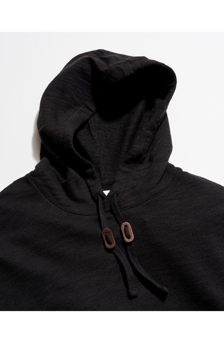 Billy Reid French Terry Hoodie, Alternate, color, Black