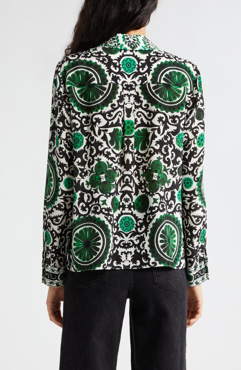 Alice + Olivia Willa Print Placket Shirt, Alternate, color, 
