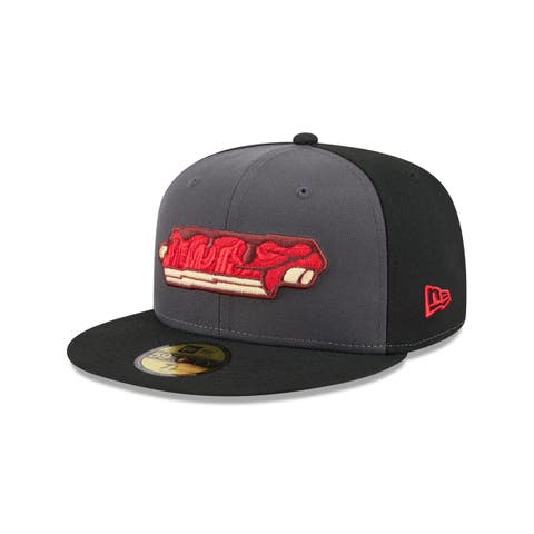 Men's New Era  Gray Memphis Redbirds Theme Nights 59FIFTY Fitted Hat