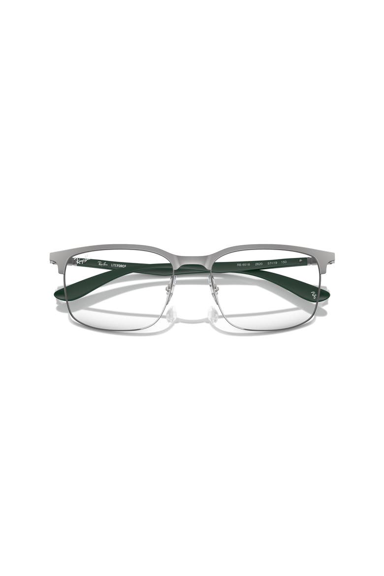 55mm Square optical glasses, Alternate, color, Grey
