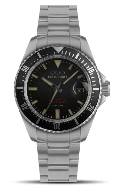 Automatico Quaranta Bracelet Watch, 40mm