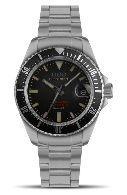 OUT OF ORDER Automatico Quaranta Bracelet Watch, 40mm in Black  product