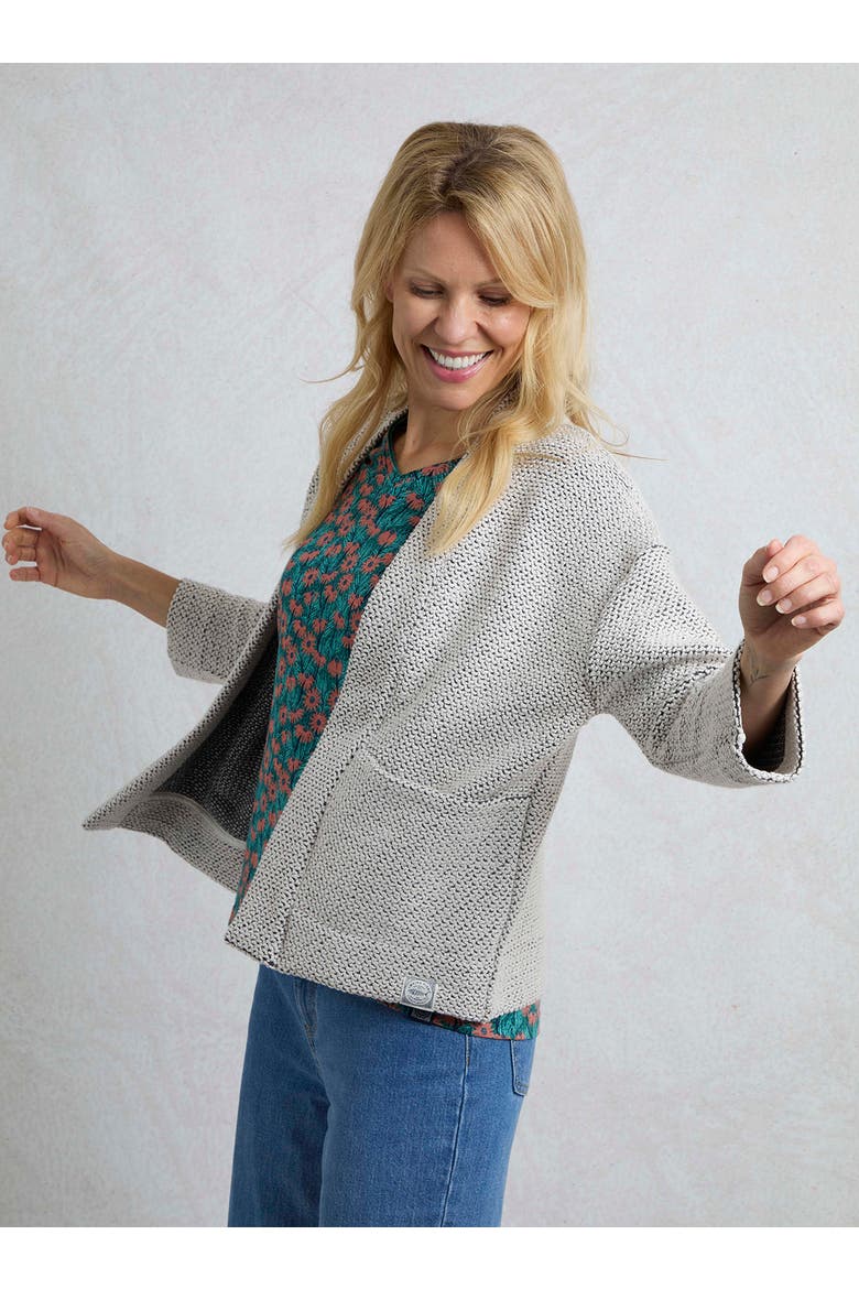 Cropped Cardigan, Main, color, Ecru
