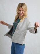 Weird Fish Cropped Cardigan
