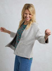 Weird Fish Cropped Cardigan