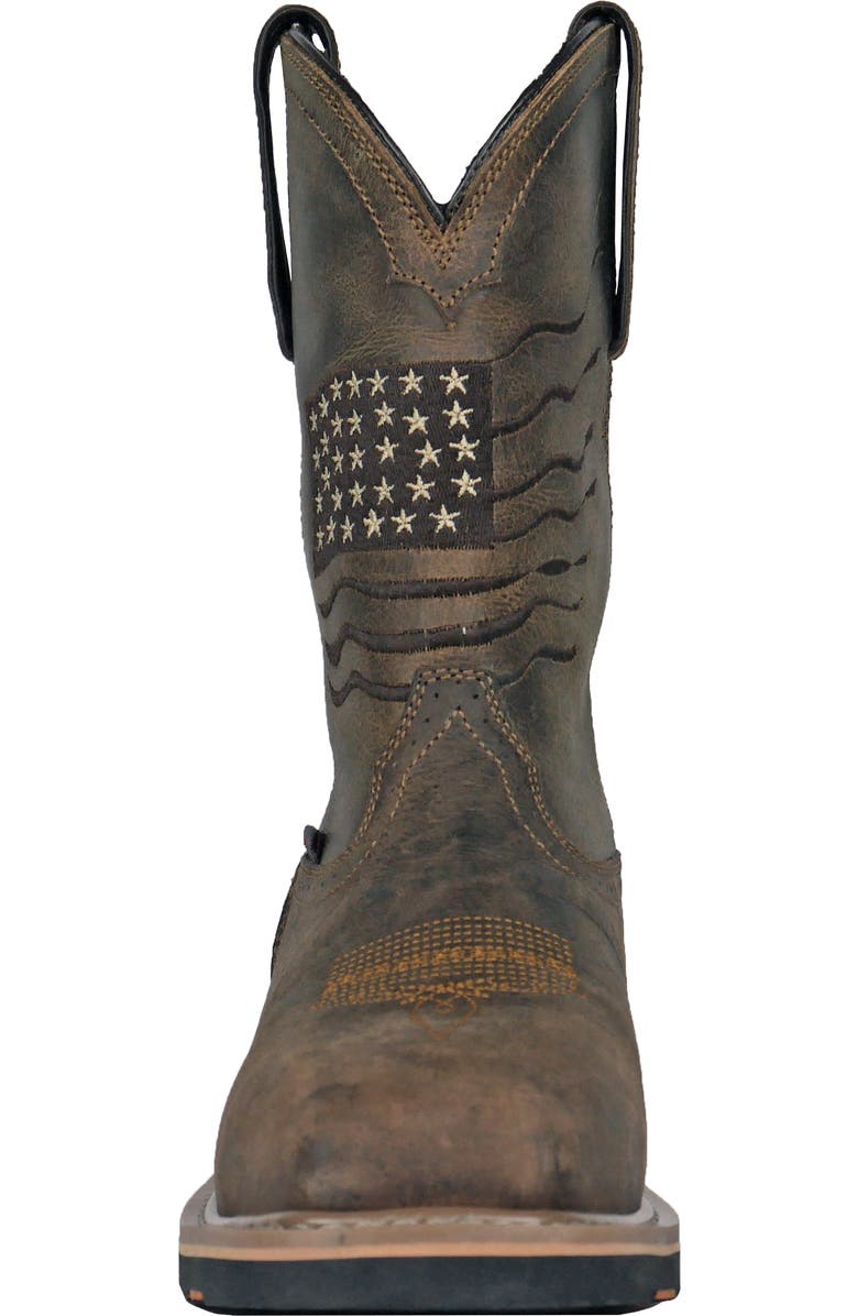 Hoss Boot Company HOSS Rushmore Soft Toe Puncture Resistant Work Boot, Alternate, color, Brown