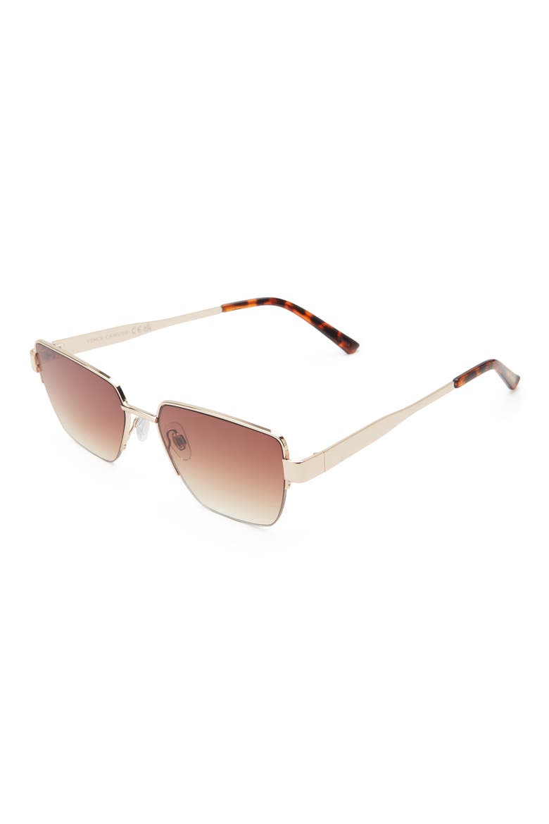 Gradient Square Sunglasses, Alternate, color, GOLD
