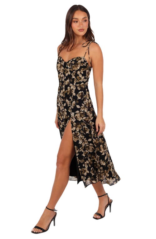 Petal And Pup Petal & Pup Arycia Midi Dress In Brown