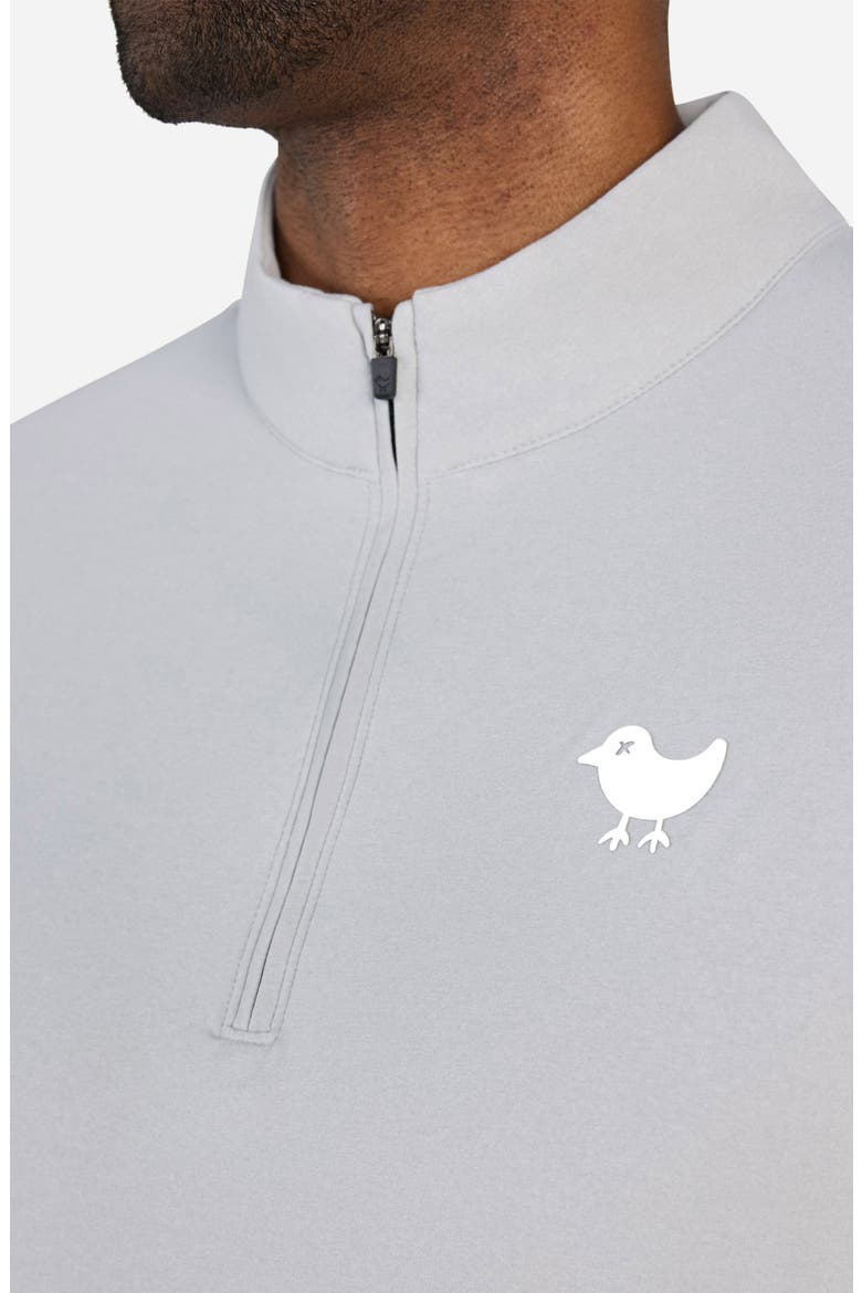 Quarter Zip Golf Pullover, Alternate, color, GREY