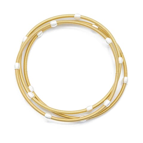 Gold Beaded DIA Bracelets