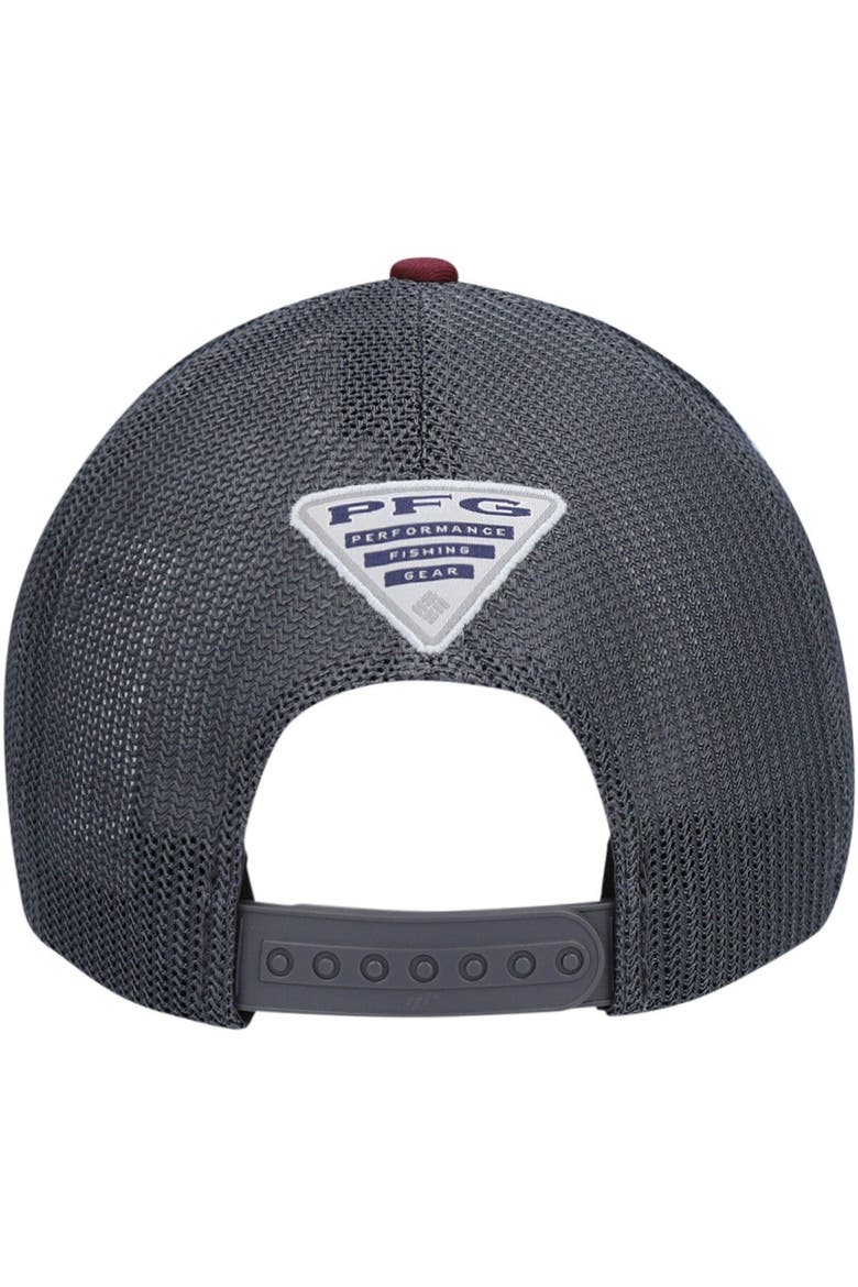 Men's Columbia Maroon Texas A&M Aggies PFG Snapback Adjustable Hat, Alternate, color, Maroon