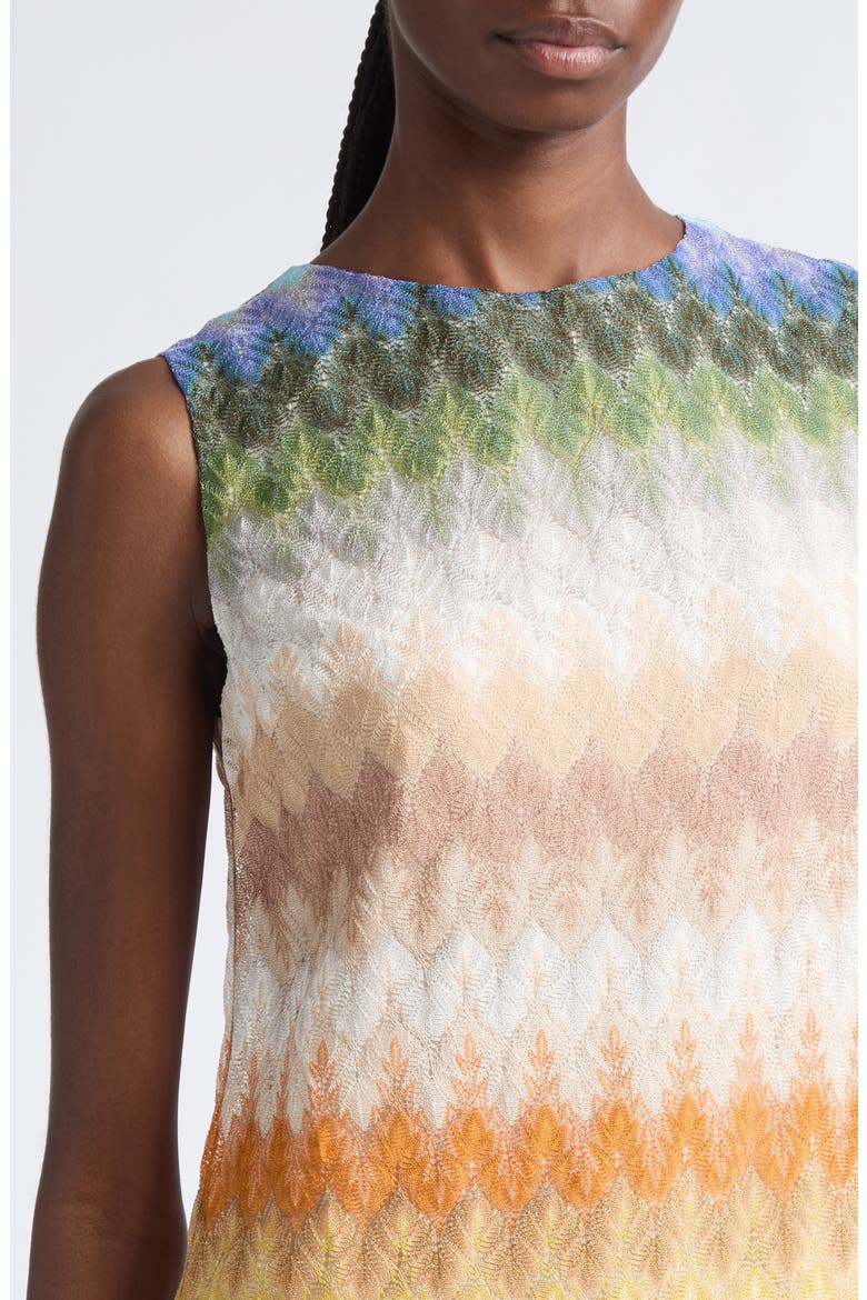 Dégradé Raschel Knit Minidress, Alternate, color, SMSPT-MULTICOLOR
