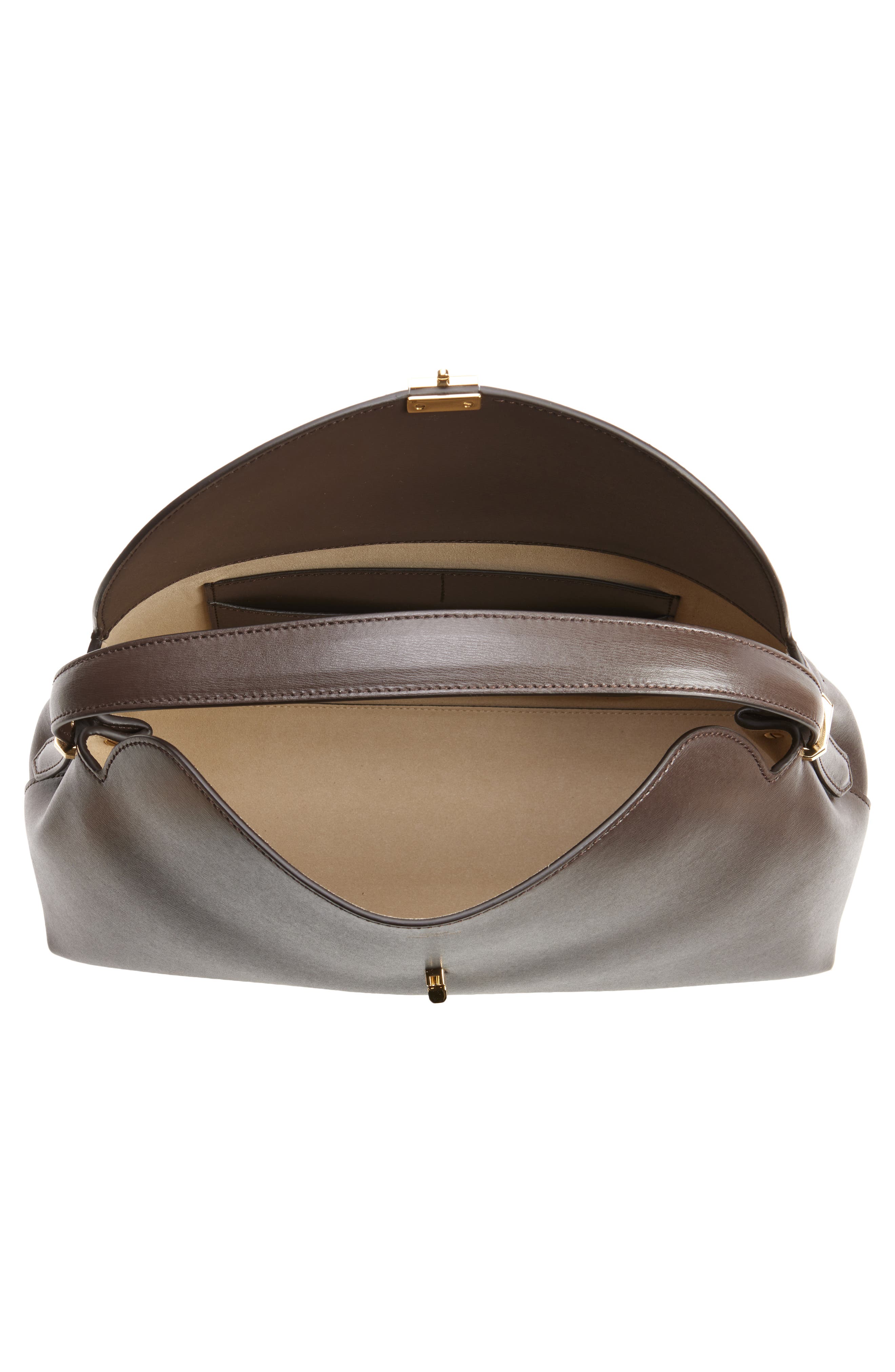 T-Lock Curve Shoulder Bag, Alternate, color, BARK
