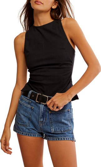 Kaylor Backless Cotton Blend Top