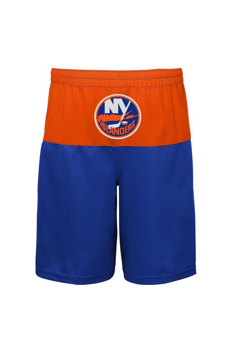 Outerstuff Youth Mathew Barzal Royal New York Islanders Pandemonium Name & Number Shorts, Alternate, color, 