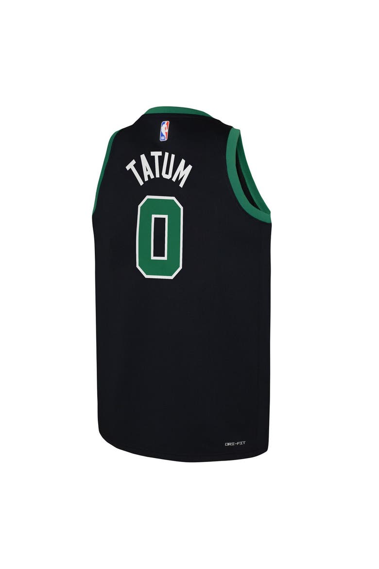 Youth Jordan Brand Jayson Tatum Black Boston Celtics Swingman Jersey - Statement Edition, Alternate, color, Black