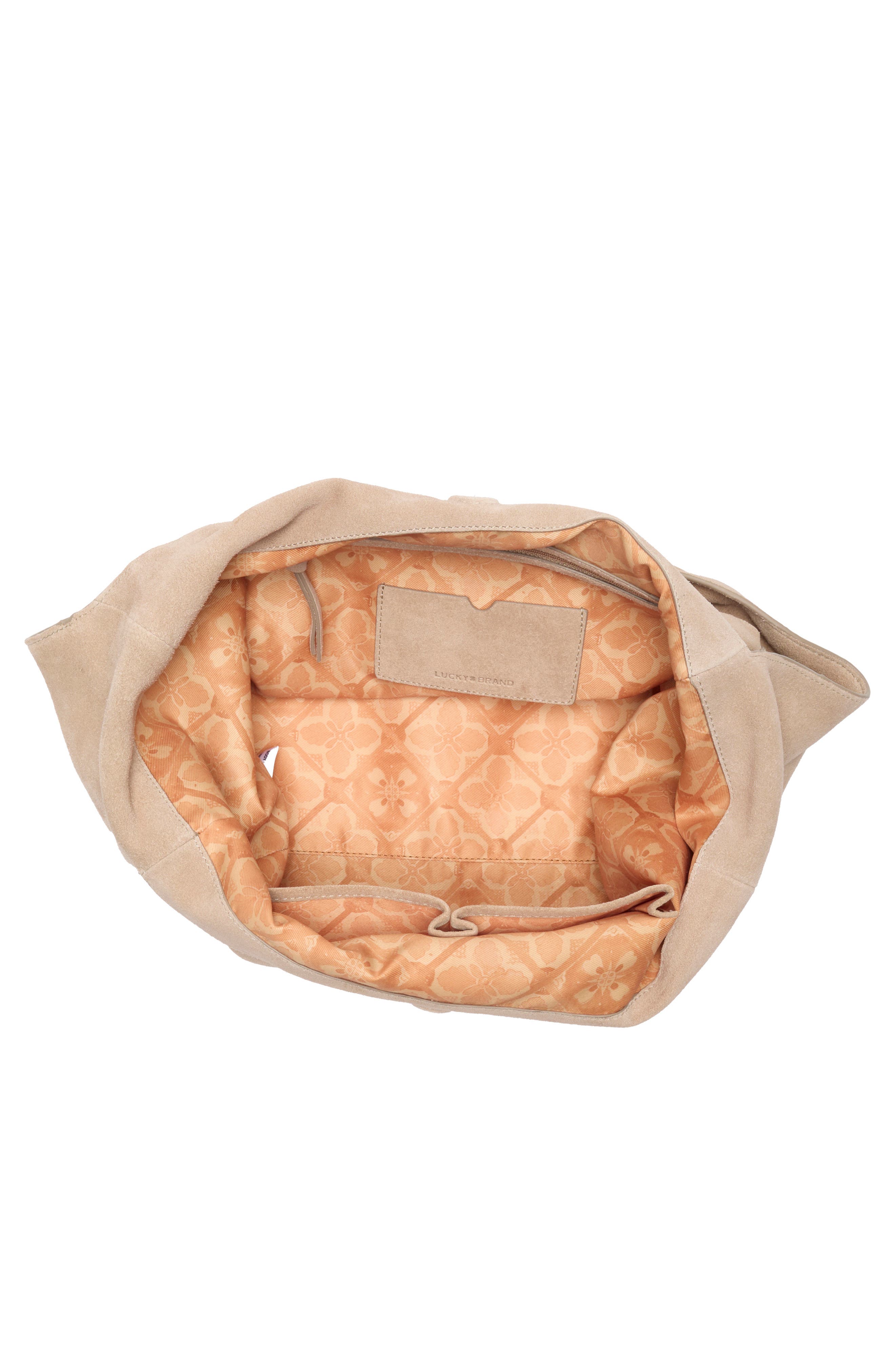 Clem Leather Hobo Bag, Alternate, color, TUSCANY SOFT COW SUEDE