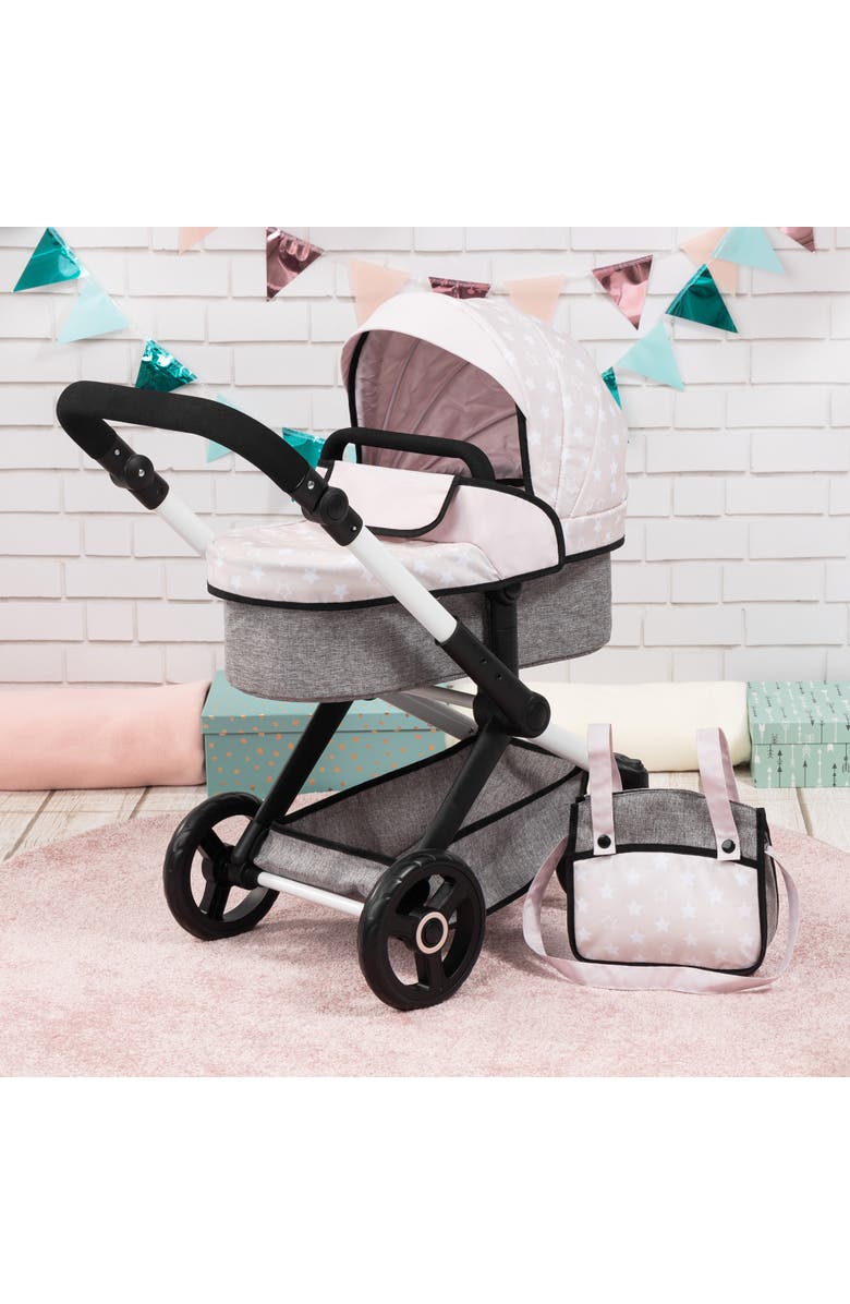 Bayer Design Pram Xeo, For Dolls Up to 18", Ages 3+, Alternate, color, Gray