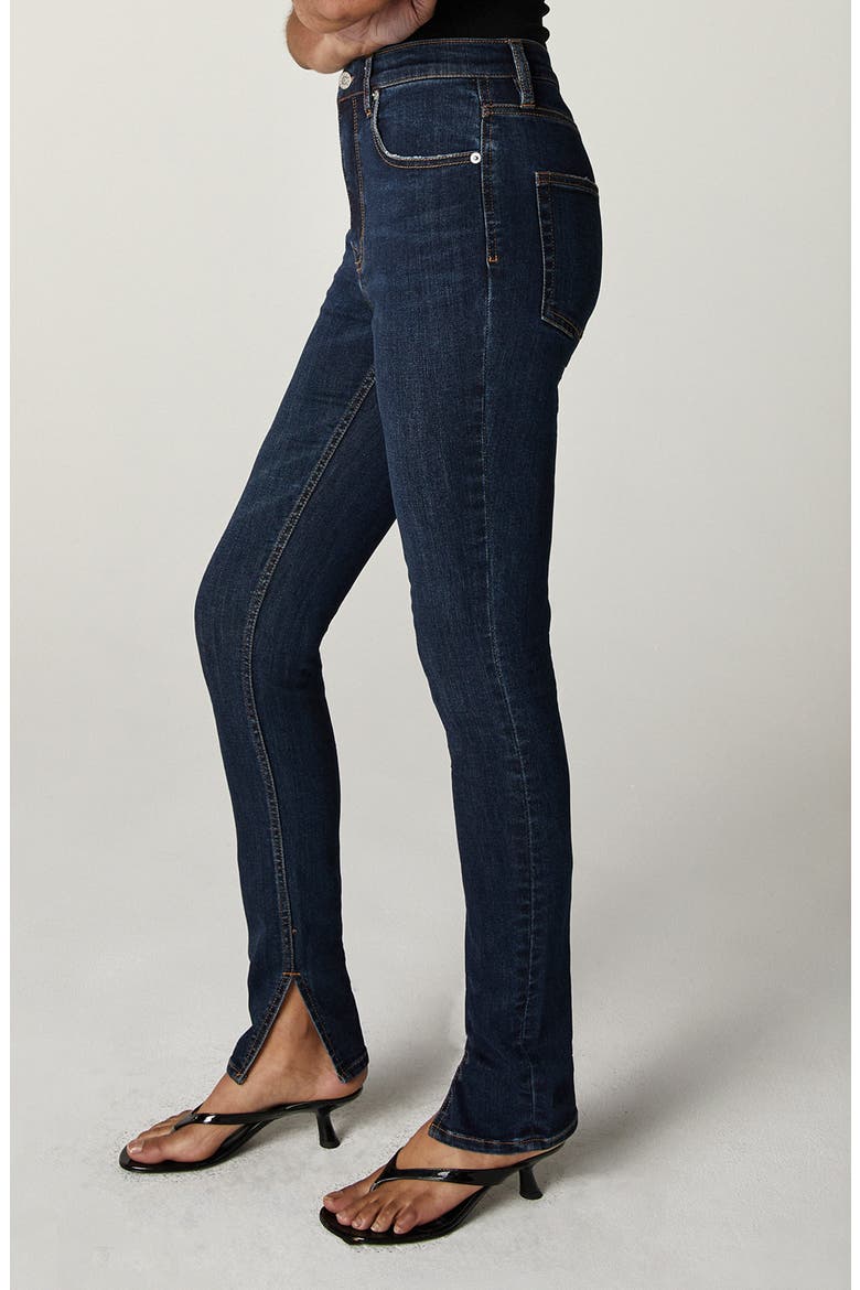 Ella Slit Hem Skinny Jeans, Alternate, color, ALAMEDA